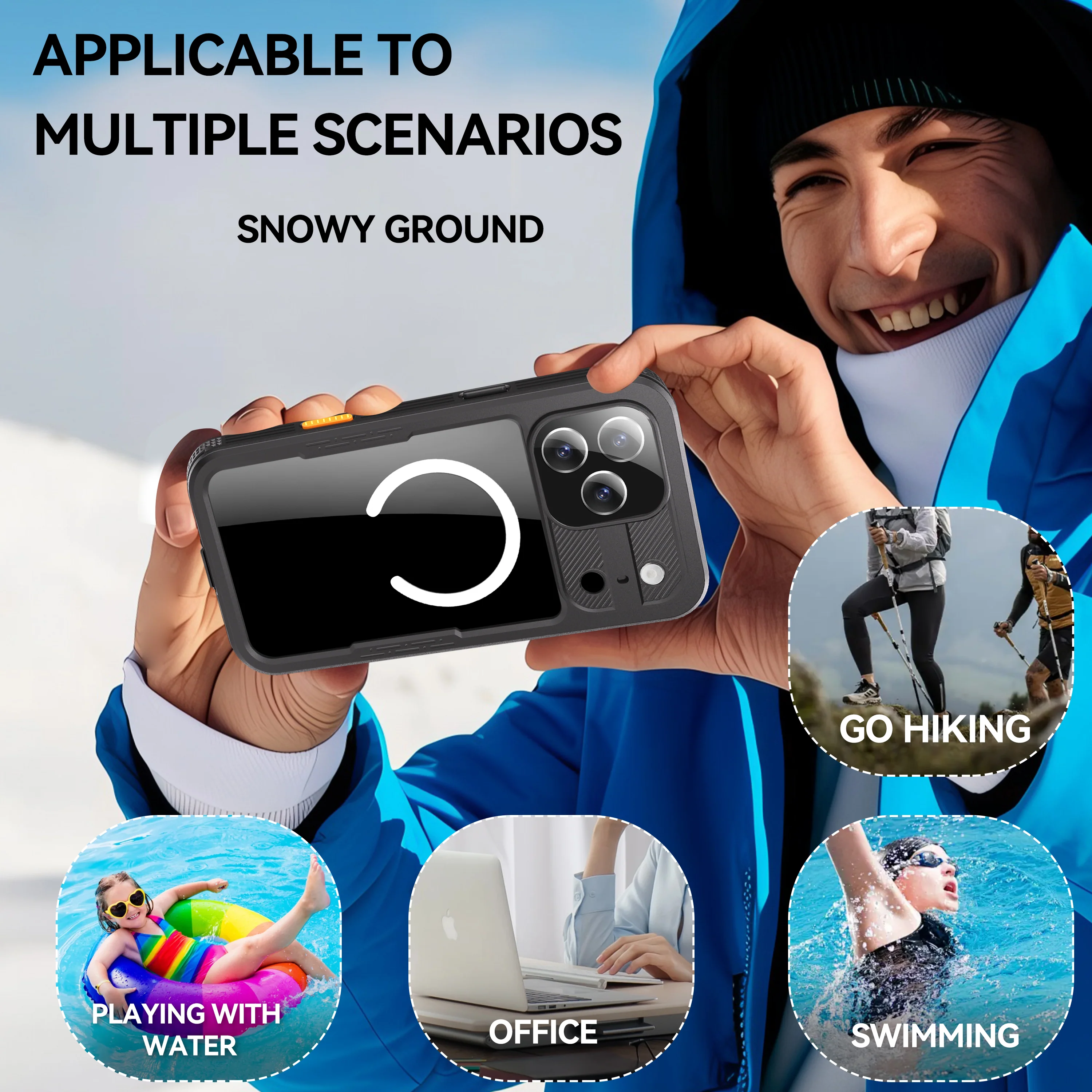 [Magsafe Compatible] [Mars Series] Apple iPhone 17/Air/Pro/Pro Max Shellbox Full Covered Waterproof Heavy Duty Tough Armor Case - Image 11