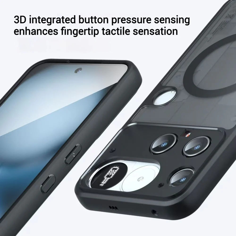 [Magsafe Compatible] Nothing Phone (3) - Translucent Matte Shockproof Essential Case - Image 4