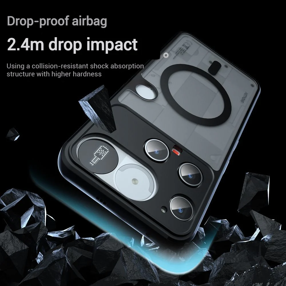 [Magsafe Compatible] Nothing Phone (3) - Translucent Matte Shockproof Essential Case - Image 5