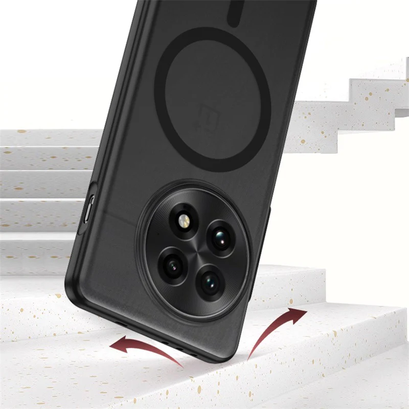 [Magsafe Compatible] OnePlus 13 5G- Full Covered Frosted Clear Design With Magnetic Case - Image 6