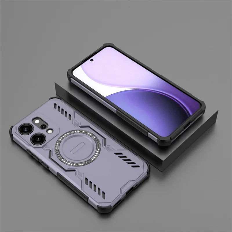 [Magsafe Compatible] OnePlus 15 5G PC + TPU Magnetic Butterfly Armor Case With Hollow Heat Dissipation - Image 3