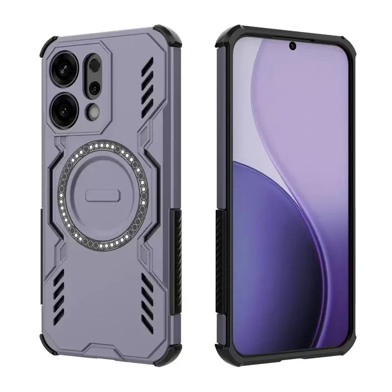[Magsafe Compatible] OnePlus 15 5G PC + TPU Magnetic Butterfly Armor Case With Hollow Heat Dissipation - Image 6