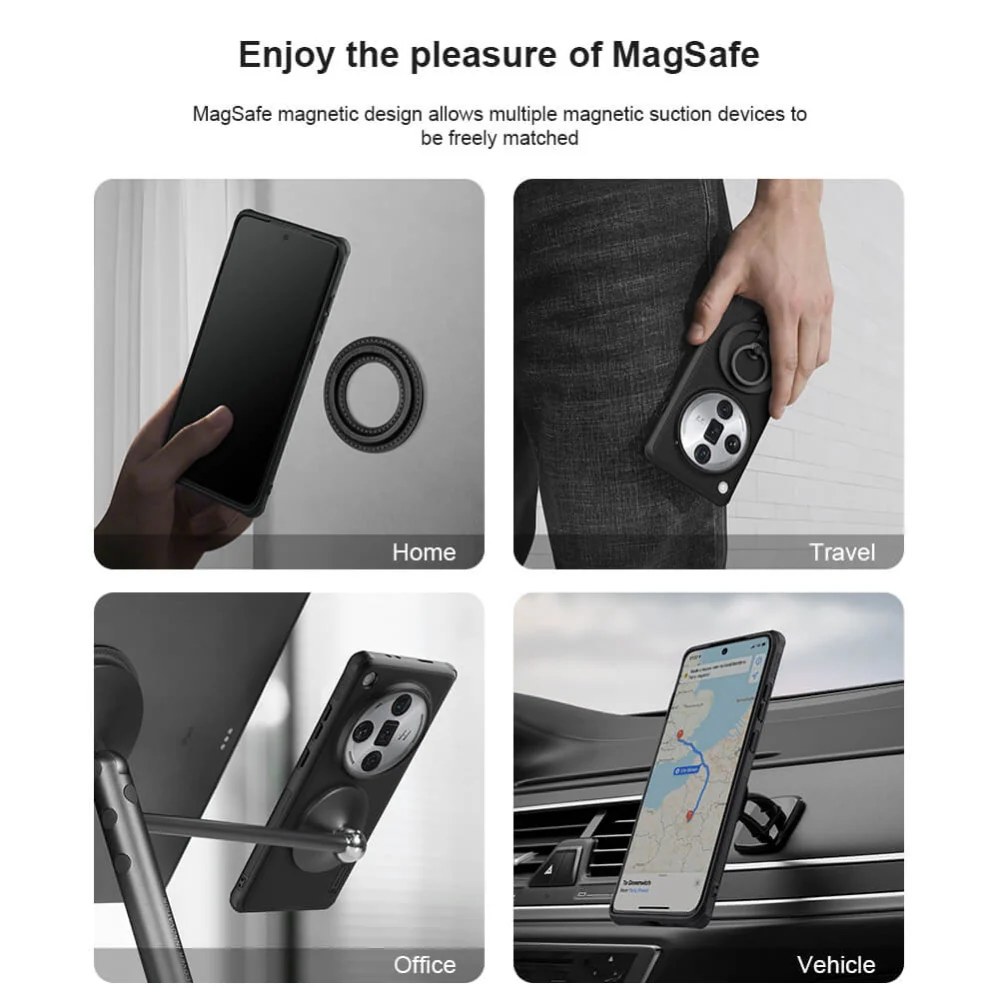 [Magsafe Compatible] OPPO Find X8 Ultra - Nillkin Super Frosted Shield Pro Magnetic Matte Cover Case - Image 3