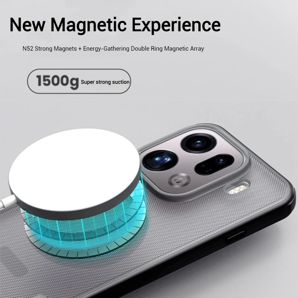 [Magsafe Compatible] OPPO Find X9 & Pro - Frosted Shield Shockproof Phone Case - Image 4