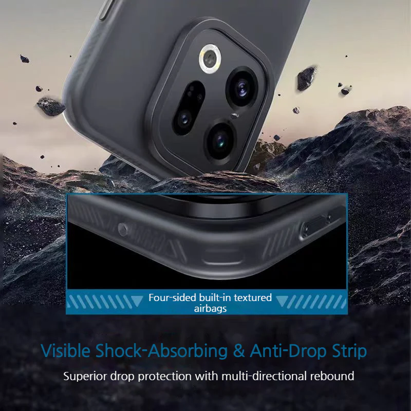 [Magsafe Compatible] OPPO Find X9/Pro - Matte Full Coverage Shockproof Case - Image 7
