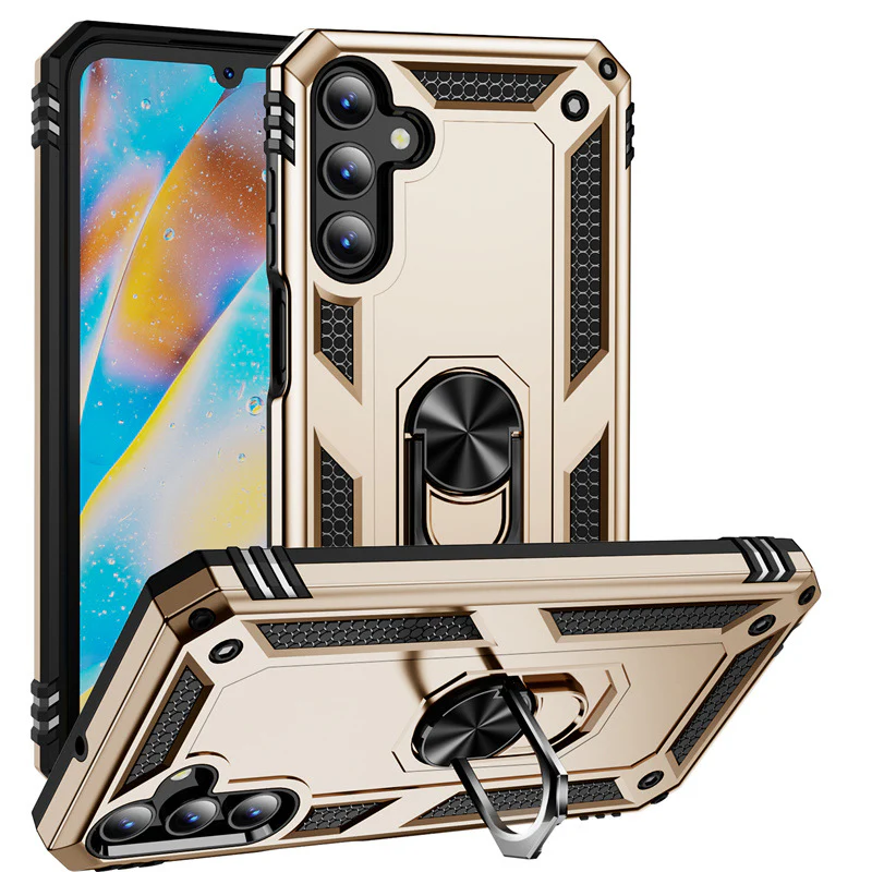 [Magsafe Compatible] Samsung Galaxy A26 (SM-A266) - Shockproof Heavy Duty Series Case With Ring Holder - Image 3