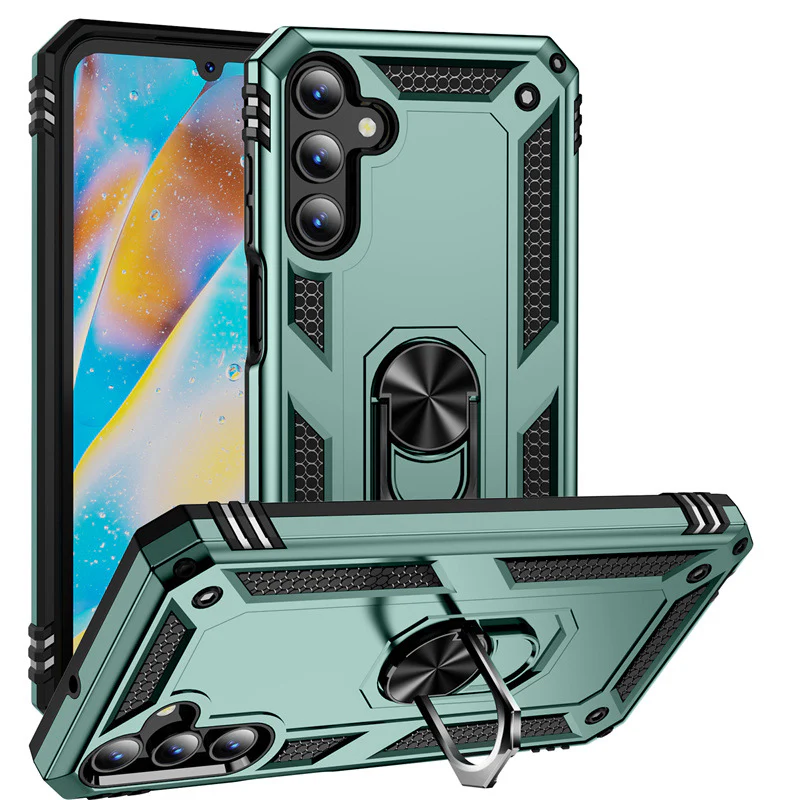 [Magsafe Compatible] Samsung Galaxy A26 (SM-A266) - Shockproof Heavy Duty Series Case With Ring Holder - Image 4