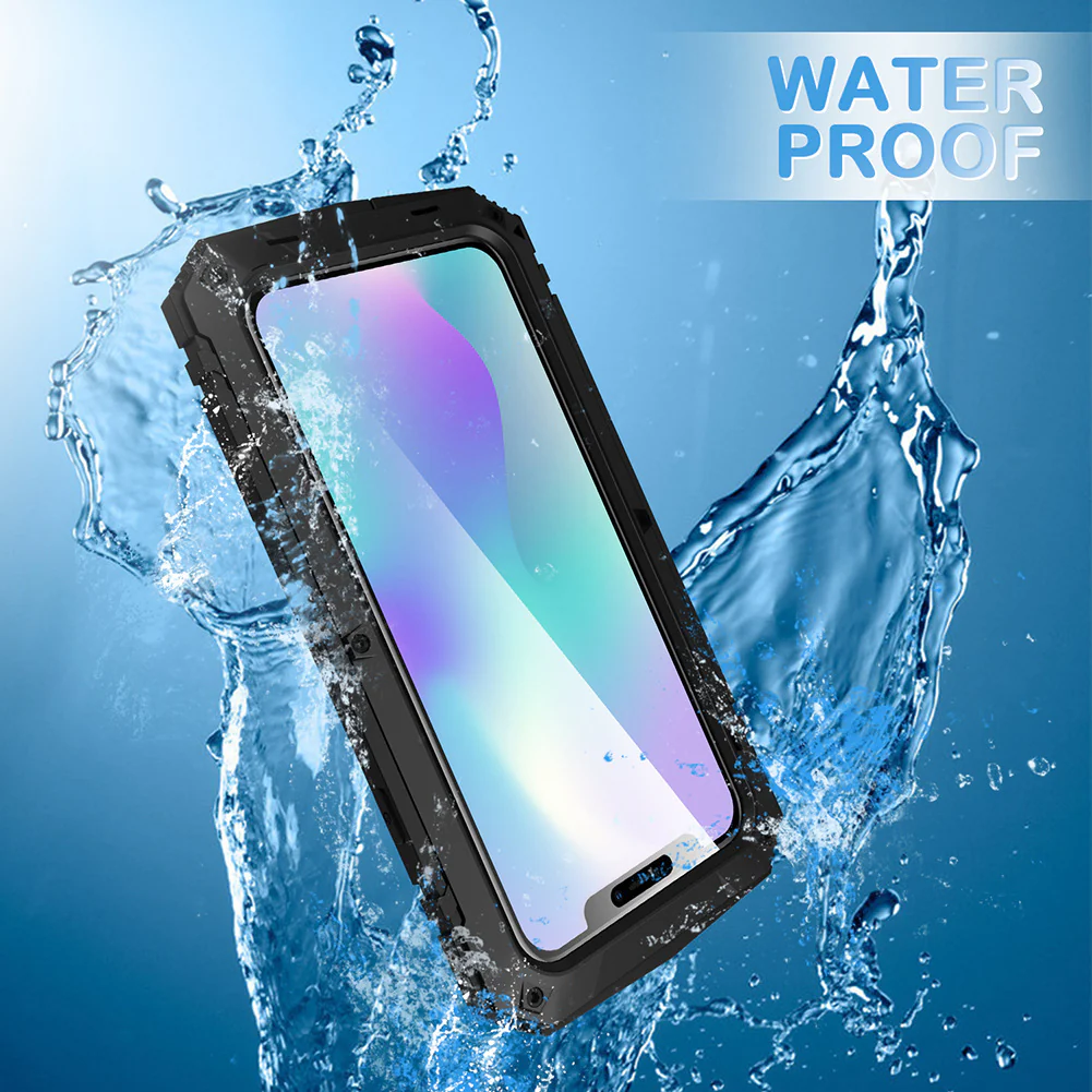 [Magsafe Compatible] Samsung Galaxy S22/Plus/Ultra - Metal Full Coverage Waterproof Heavy Duty Series Case With Stand - Image 11