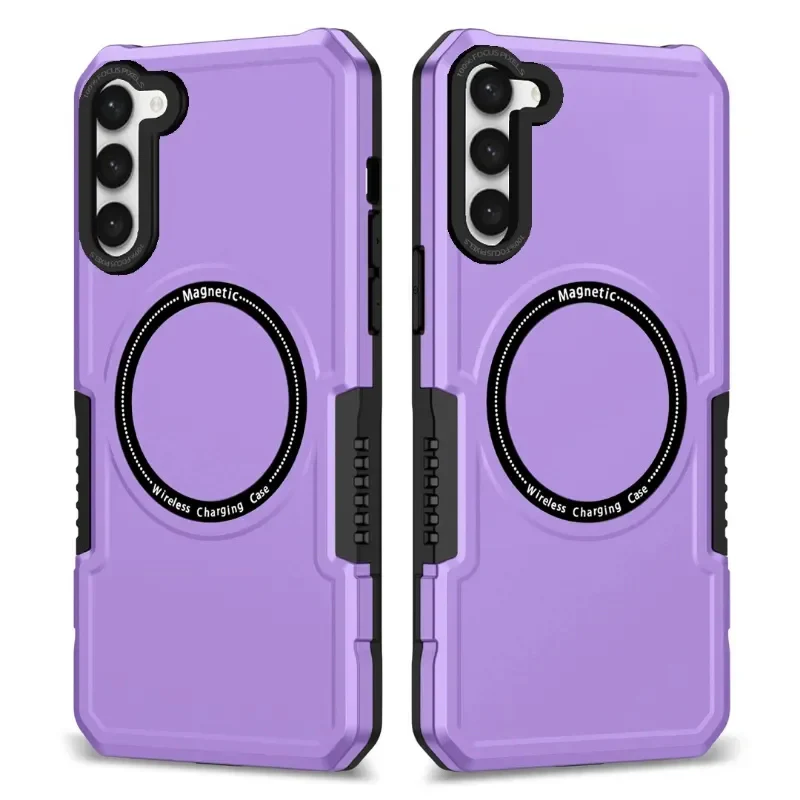 [Magsafe Compatible] Samsung Galaxy S21 SM-G991/Ultra SM-G998/Plus SM-G996/FE SM-G990 Matte Shield Heavy Duty Series Case