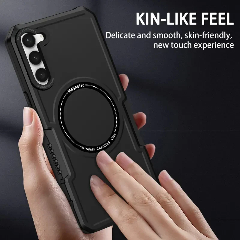 [Magsafe Compatible] Samsung Galaxy S21 SM-G991/Ultra SM-G998/Plus SM-G996/FE SM-G990 Matte Shield Heavy Duty Series Case - Image 9