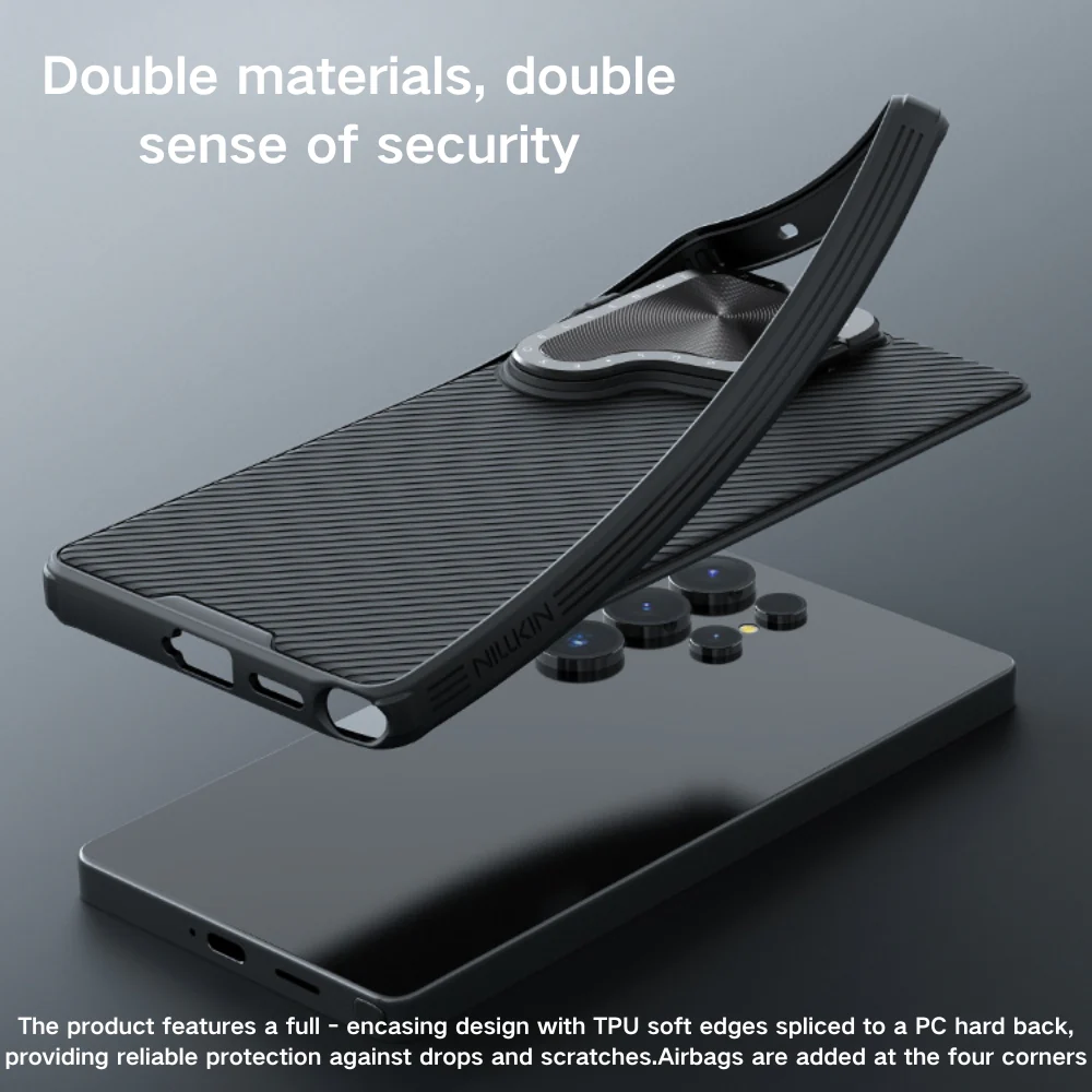 [Magsafe Compatible] Samsung Galaxy S25 Ultra (SM-S938) - Nillkin Business Flip Lens Stand Shockproof Case - Image 10