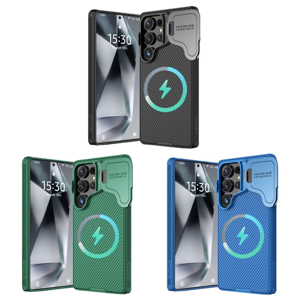 [Magsafe Compatible] Samsung Galaxy S25 Ultra (SM-S938) - Nillkin Business Flip Lens Stand Shockproof Case - Image 2