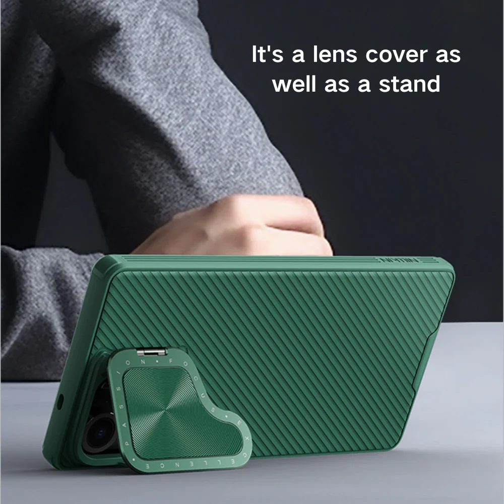 [Magsafe Compatible] Samsung Galaxy S25 Ultra (SM-S938) - Nillkin Business Flip Lens Stand Shockproof Case - Image 7