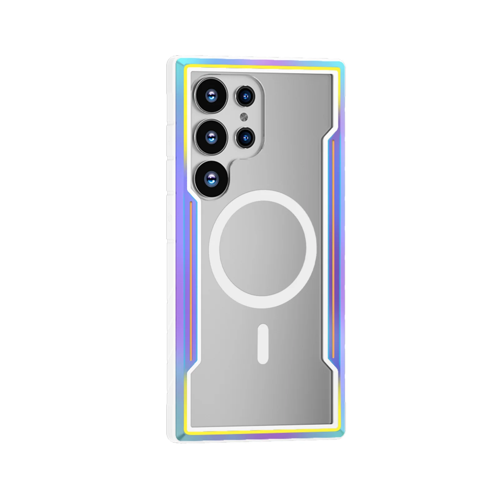 [Magsafe Compatible] Samsung Galaxy S26/Plus/Ultra - Aluminum Alloy Frame Clear Shockproof Case - Image 5