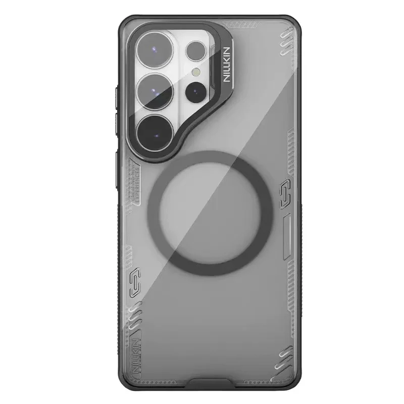 [Magsafe Compatible] Samsung Galaxy S26 Ultra - Nillkin Magnetic Protective Case with Transparent Lens Cover