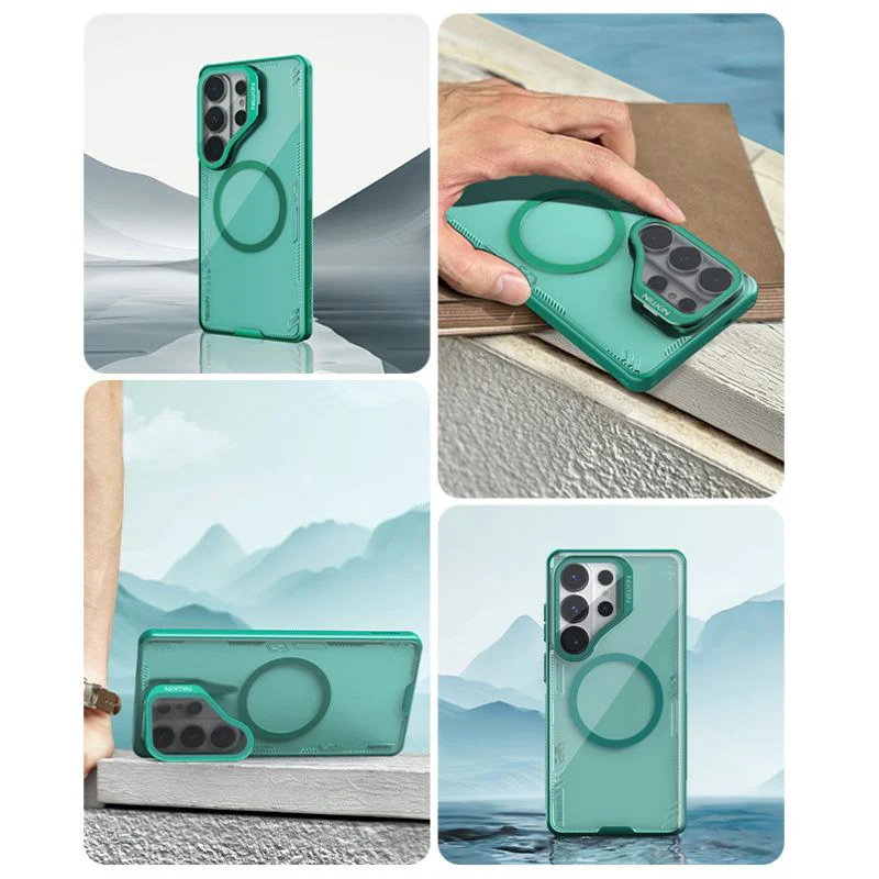 [Magsafe Compatible] Samsung Galaxy S26 Ultra - Nillkin Magnetic Protective Case with Transparent Lens Cover - Image 10