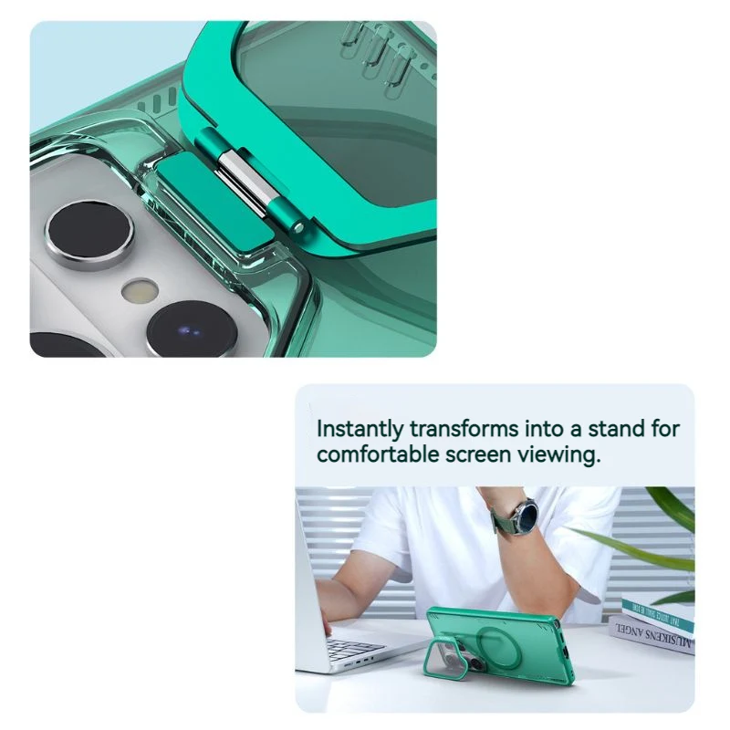 [Magsafe Compatible] Samsung Galaxy S26 Ultra - Nillkin Magnetic Protective Case with Transparent Lens Cover - Image 5