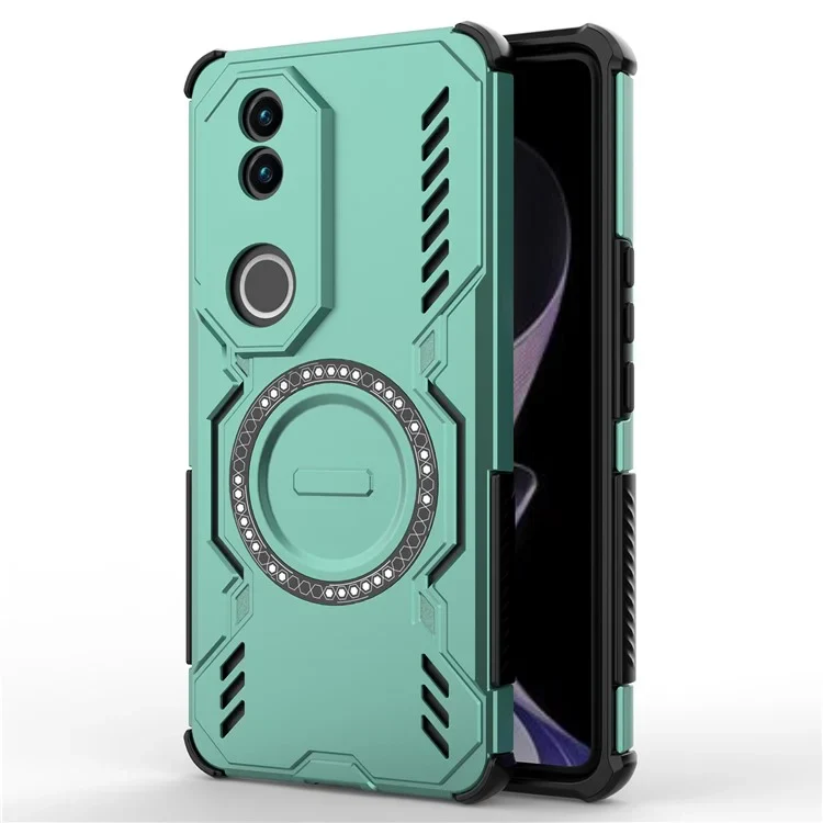 [Magsafe Compatible] VIVO V50 5G PC + TPU Magnetic Butterfly Armor Case With Hollow Heat Dissipation - Image 6