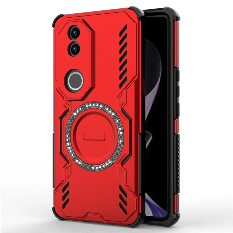 [Magsafe Compatible] VIVO V50 5G PC + TPU Magnetic Butterfly Armor Case With Hollow Heat Dissipation - Image 8