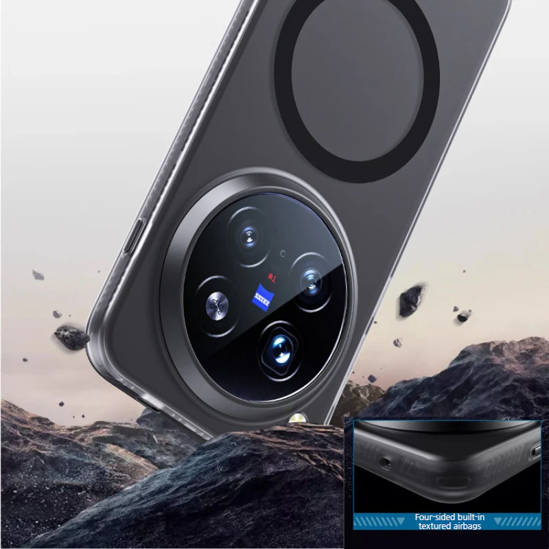 [Magsafe Compatible] VIVO X300/Pro - Matte Full Coverage Shockproof Case - Image 8
