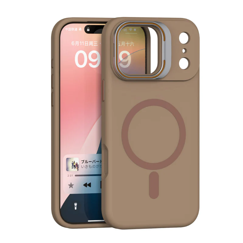 [Magsafe Compatible][With Lens Bracket] Apple iPhone 17/Pro/Pro Max/Air Liquid Silicone Shockproof Phone Case - Image 12