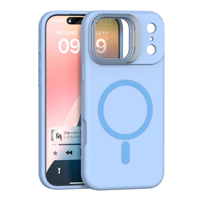 [Magsafe Compatible][With Lens Bracket] Apple iPhone 17/Pro/Pro Max/Air Liquid Silicone Shockproof Phone Case - Image 7