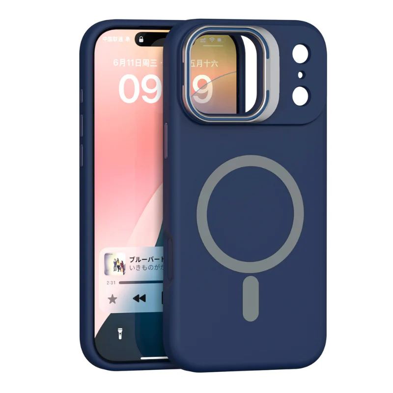 [Magsafe Compatible][With Lens Bracket] Apple iPhone 17/Pro/Pro Max/Air Liquid Silicone Shockproof Phone Case - Image 9