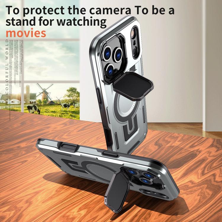 [Magsafe Compatible][With Lens Cover] Apple iPhone 17 Pro/Pro Max Heavy Duty Stand Phone Case - Image 3