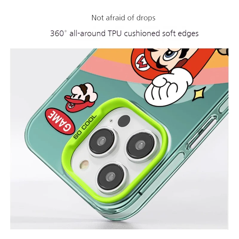 [Magsafe Compatible][With Stand] Apple iPhone 17/Air/Pro/Max - Mario Stylish Full-Body Shockproof Phone Case - Image 5