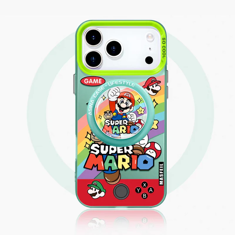 [Magsafe Compatible][With Stand] Apple iPhone 17/Air/Pro/Max - Mario Stylish Full-Body Shockproof Phone Case - Image 7