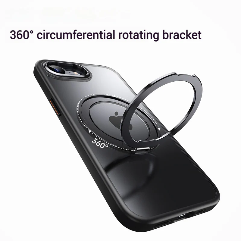 [Magsafe Compatible][360° Rotating Stand] Apple iPhone 16e & 17e Matte Shockproof Essentials Series Case - Image 7