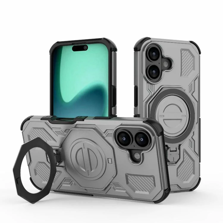 [Magsafe Compatible][Built-in Stand] Apple iPhone 17/Air/Pro/Max - Shield Shockproof Rugged Heavy Duty Case - Image 15