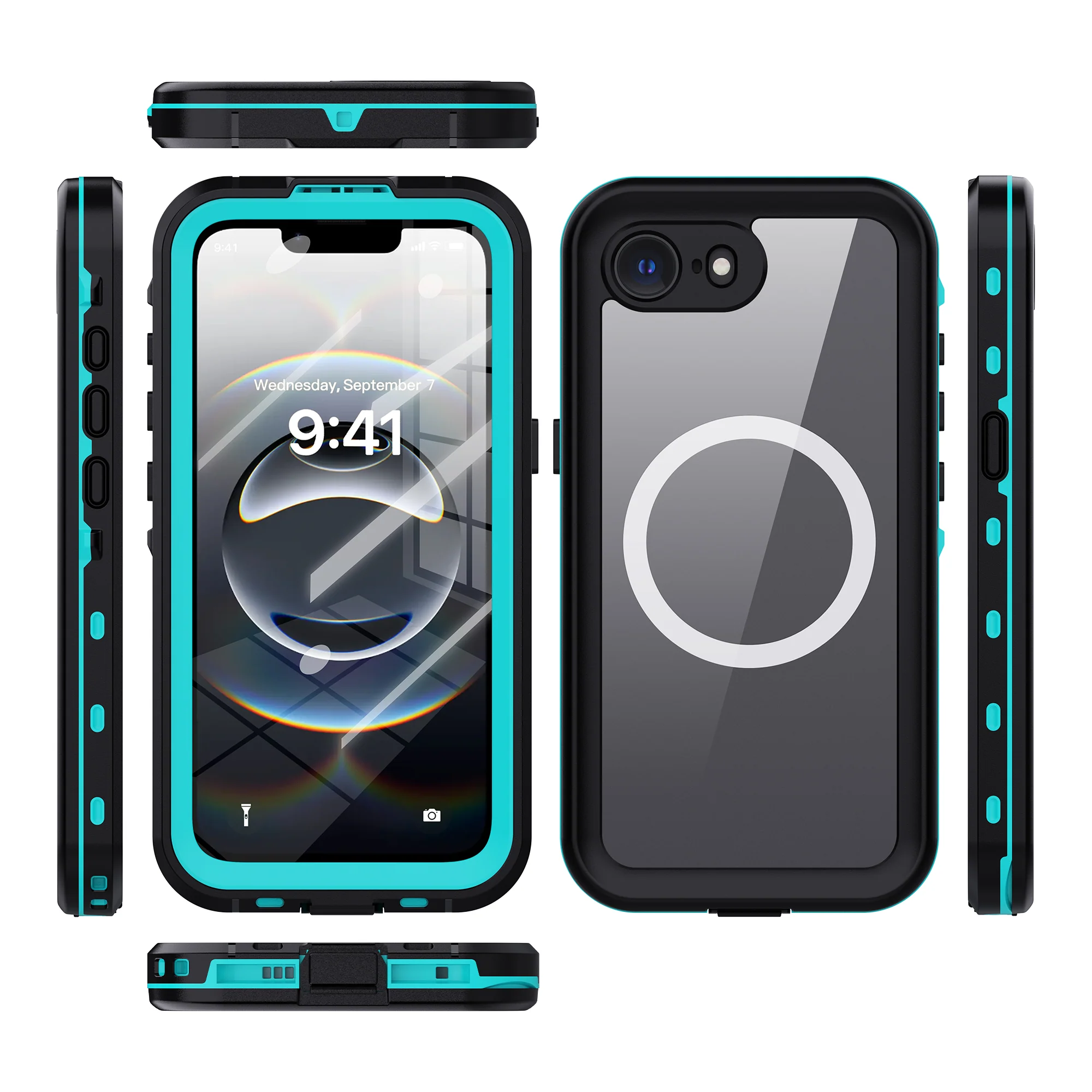 [MagSafe Compatible][Dot Series] Apple iPhone 16e & 17e Redpepper IP68 Waterproof Heavy Duty Tough Armor Case With Lanyard - Image 11