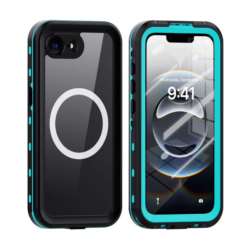 [MagSafe Compatible][Dot Series] Apple iPhone 16e & 17e Redpepper IP68 Waterproof Heavy Duty Tough Armor Case With Lanyard - Image 2