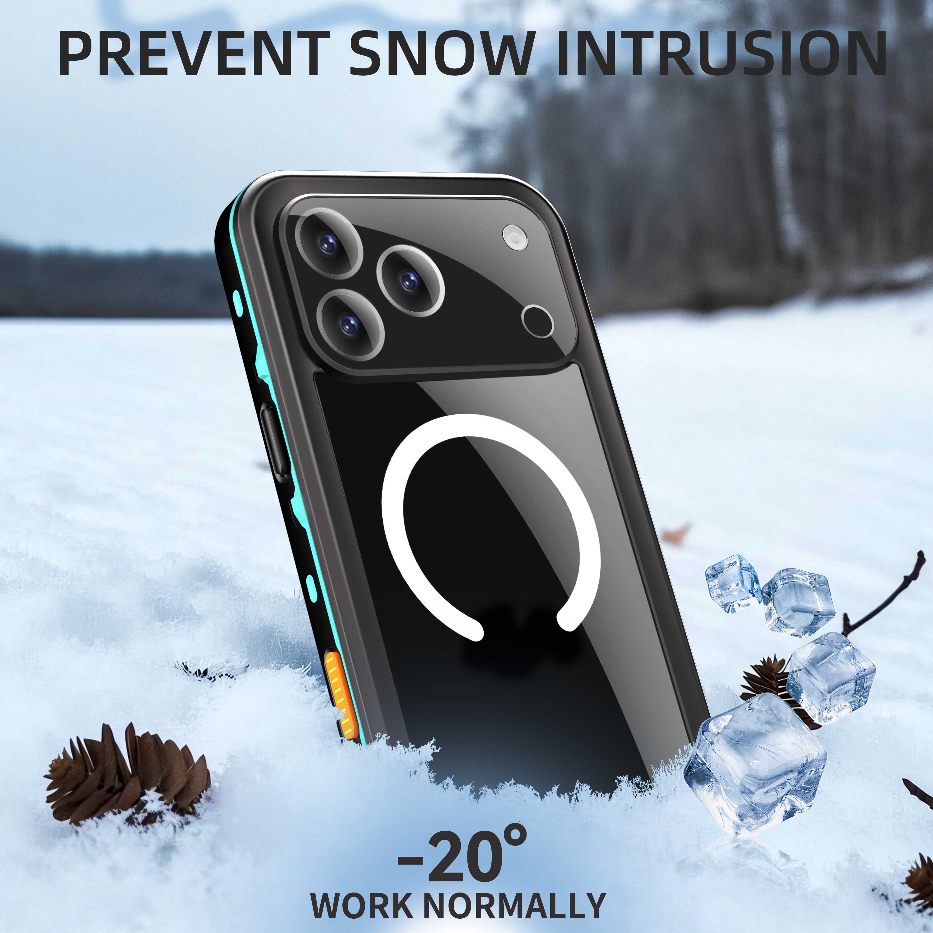 [MagSafe Compatible][Dot Series] Apple iPhone 17/Air/Pro/Pro Max - Redpepper IP68 Waterproof Heavy Duty Tough Armor Case - Image 9