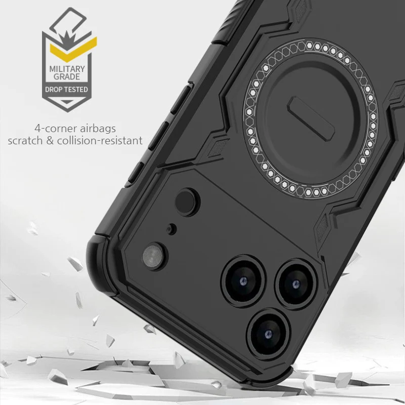 [Magsafe Compatoble] Apple iPhone 17/Pro/Air/Pro Max - Military-Grade Cooling Shockproof Case - Image 6