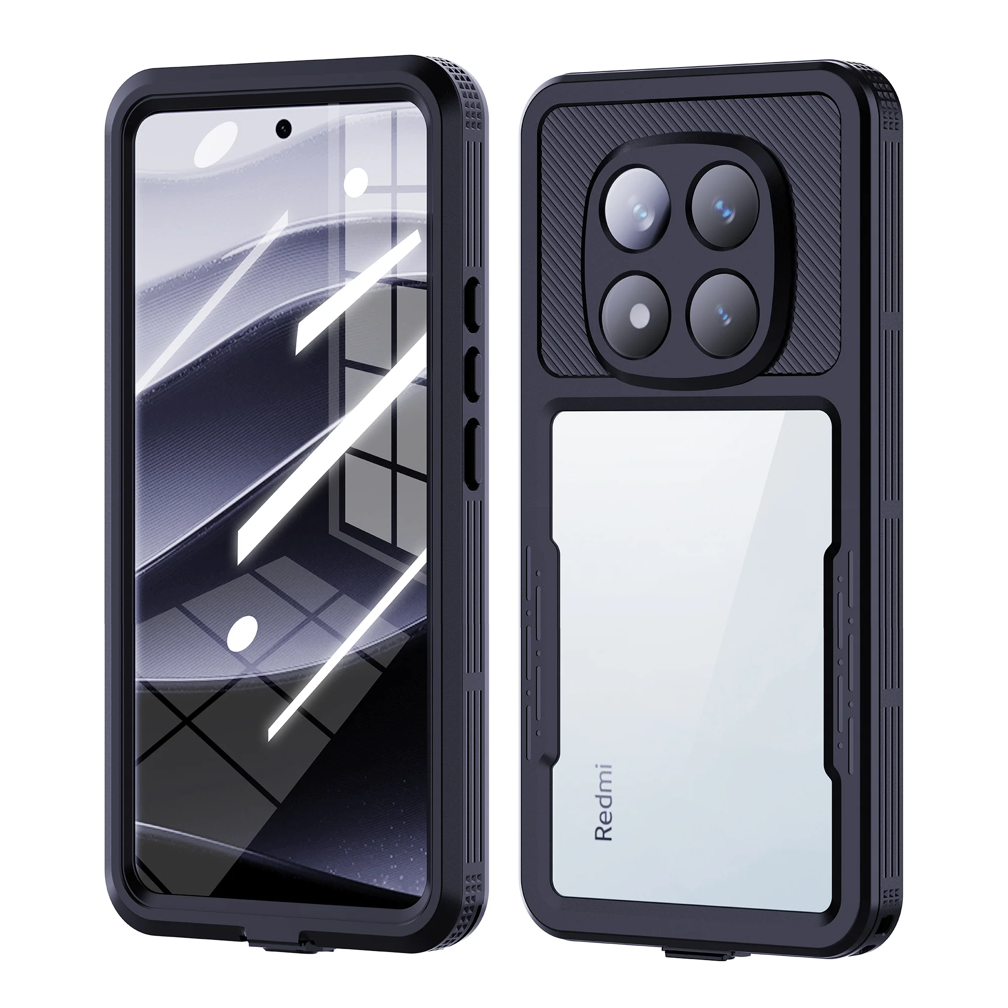 [Mars Series] Xiaomi Redmi Note 14 Pro 5G - Shellbox Full Covered Waterproof Heavy Duty Tough Armor Case