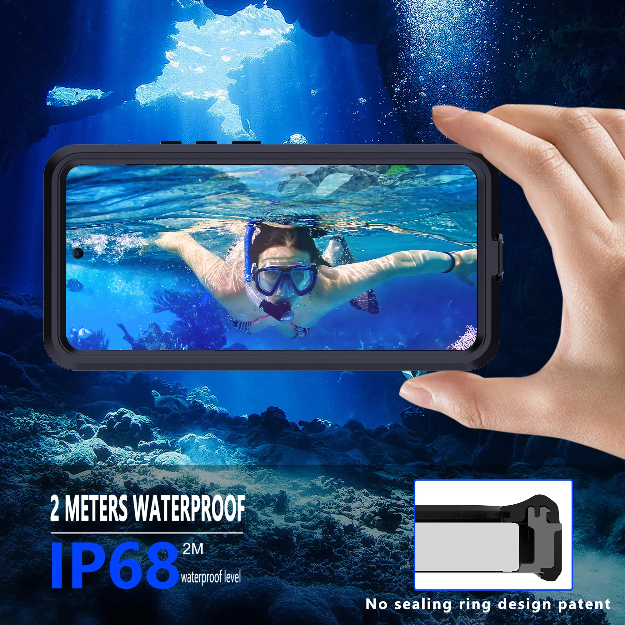 [Mars Series] Xiaomi Redmi Note 14 Pro 5G - Shellbox Full Covered Waterproof Heavy Duty Tough Armor Case - Image 3