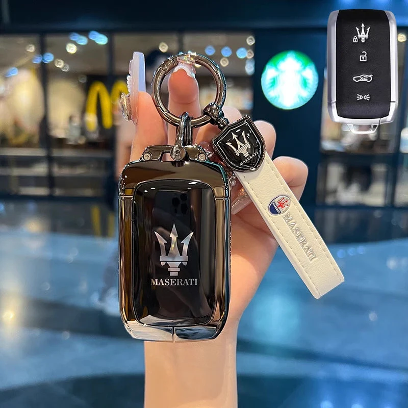 Maserati Zinc Alloy Full-Cover Stylish & Elegant Design Car Key Fob Case Cover for New Grecale MC20 Ghibli Since 2023 - Image 10