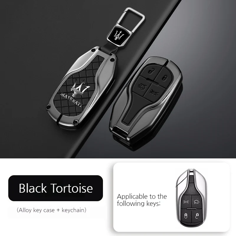 Maserati Zinc Alloy Luxury Car Key Fob Case for Cover Quattroporte, Ghibli, Levante, MC20 - Image 12