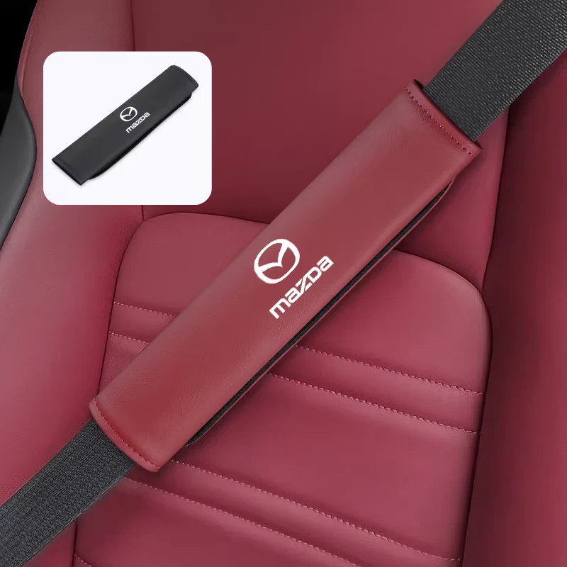 Mazda Car Seat Belt Shoulder Pads for Mazda 3, Mazda 6, CX-3, CX-4, Atenza, Axela