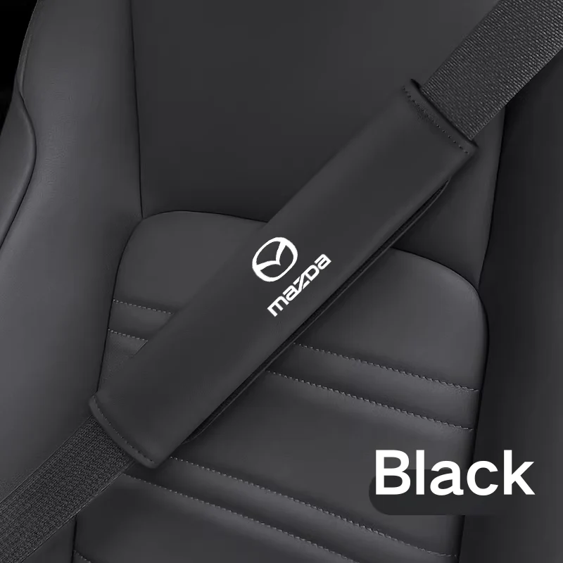 Mazda Car Seat Belt Shoulder Pads for Mazda 3, Mazda 6, CX-3, CX-4, Atenza, Axela - Image 2