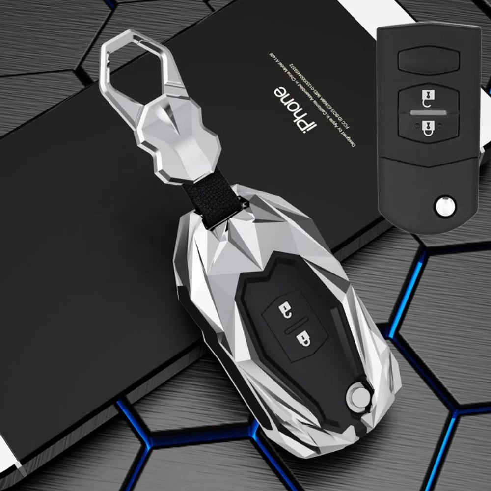 Mazda Zinc Alloy Car Key Fob Cover Case Remote For Mazda 2, 3, 5, 6, CX-3, CX-5, CX-7, CX-9 - Image 12