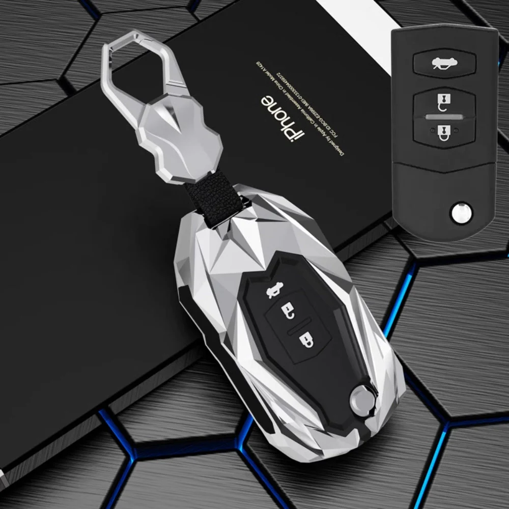 Mazda Zinc Alloy Car Key Fob Cover Case Remote For Mazda 2, 3, 5, 6, CX-3, CX-5, CX-7, CX-9 - Image 15
