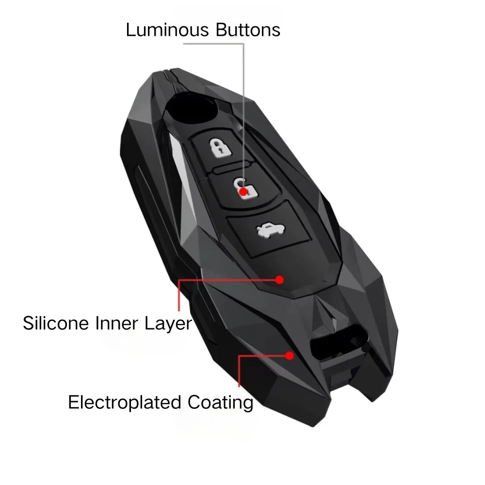 Mazda Zinc Alloy Car Key Fob Cover Case Remote For Mazda 2, 3, 5, 6, CX-3, CX-5, CX-7, CX-9 - Image 19