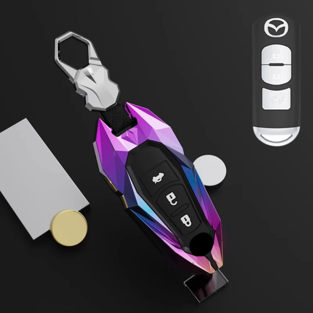 Mazda Zinc Alloy Car Key Fob Cover Case Remote For Mazda 2, 3, 5, 6, CX-3, CX-5, CX-7, CX-9 - Image 7