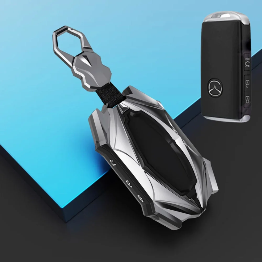 Mazda Zinc Alloy Car Key Fob Cover Case Remote For Mazda 2, 3, 5, 6, CX-3, CX-5, CX-7, CX-9 - Image 9