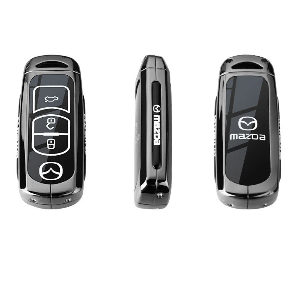 Mazda Zinc Alloy Car Key Fob Protective Case Cover For CX5, CX3, CX30, CX7, CX9, Mazda 2, 3, 6 - Image 12