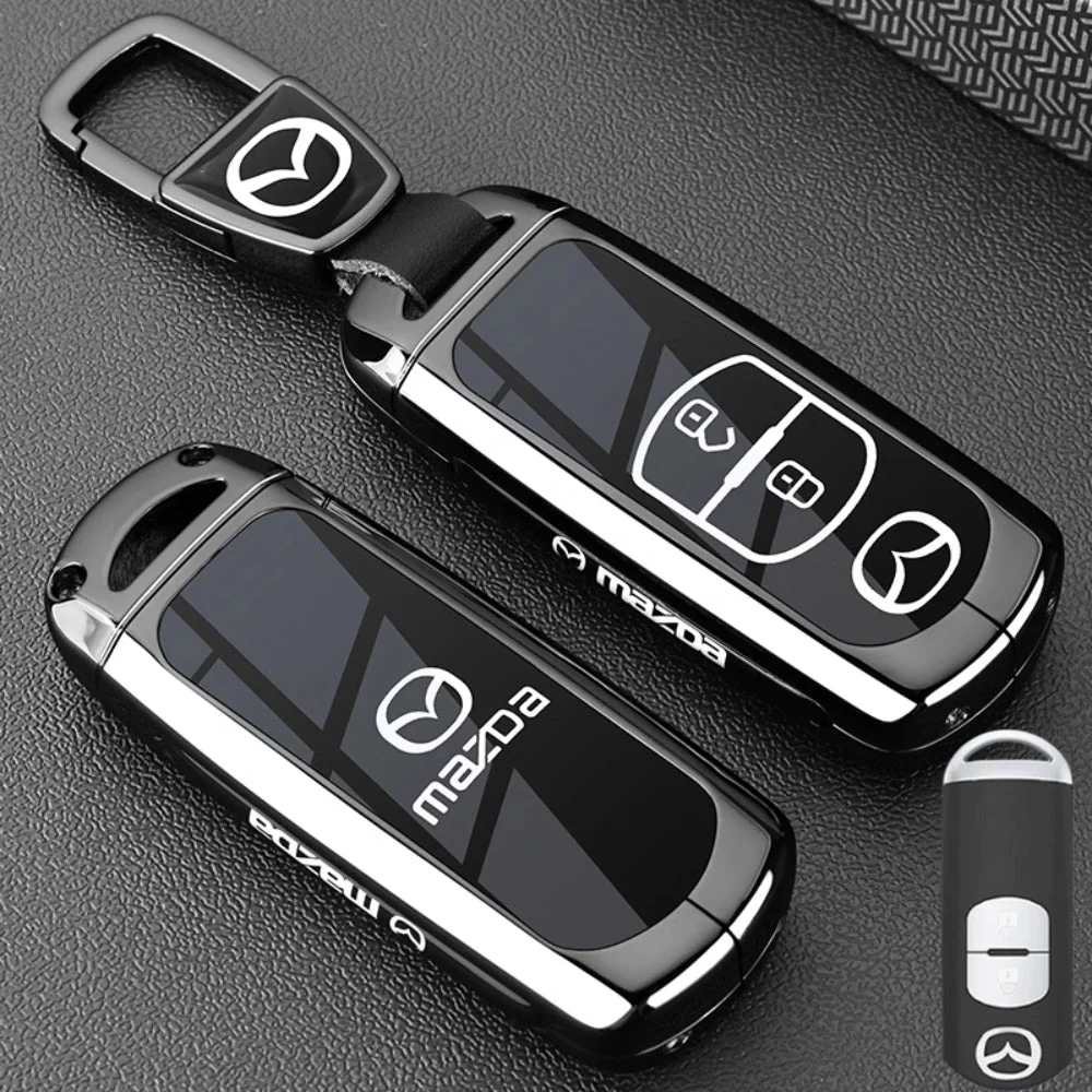 Mazda Zinc Alloy Car Key Fob Protective Case Cover For CX5, CX3, CX30, CX7, CX9, Mazda 2, 3, 6 - Image 3
