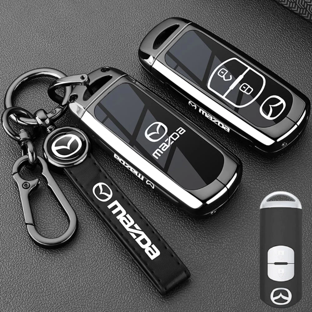 Mazda Zinc Alloy Car Key Fob Protective Case Cover For CX5, CX3, CX30, CX7, CX9, Mazda 2, 3, 6 - Image 4